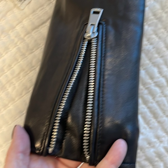 Belle Vere Leather Moto Jacket Size L - Picture 8 of 16